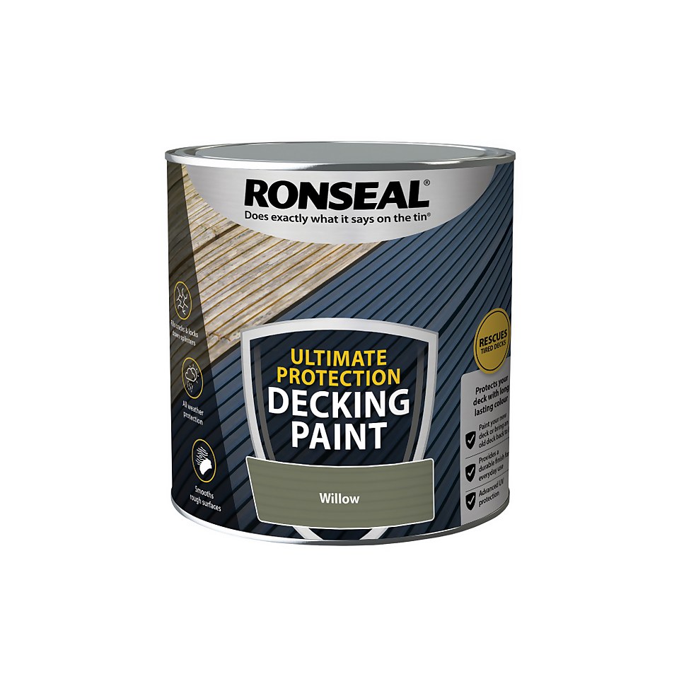 Ronseal Ultimate Protection Decking Paint Willow - 2.5L