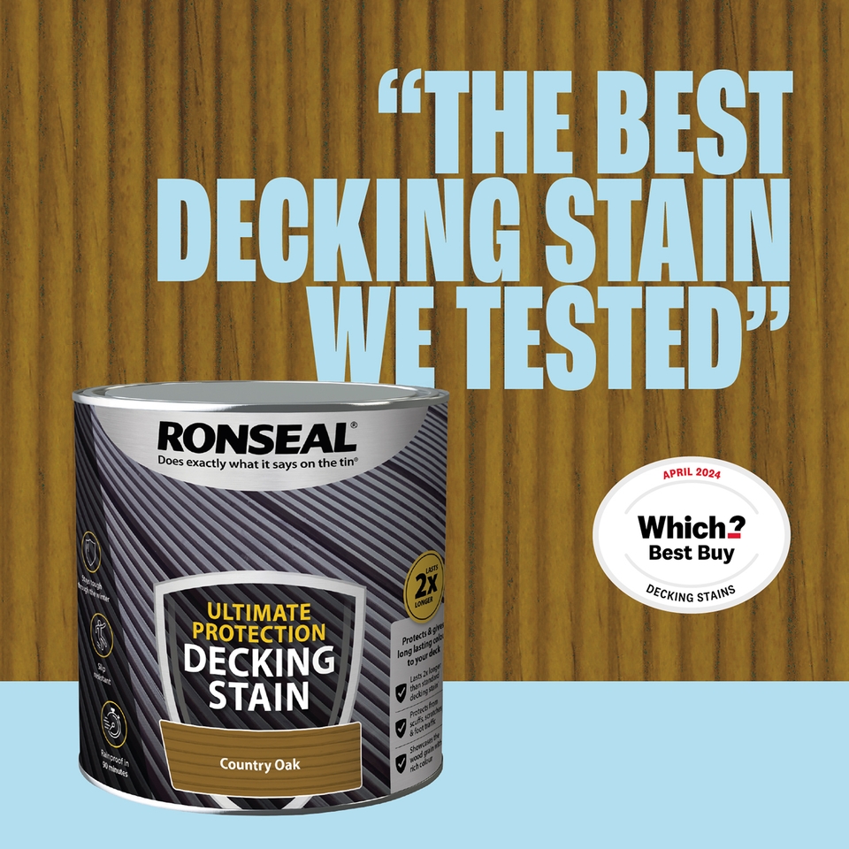 Ronseal Ultimate Protection Decking Stain Country Oak - 5L