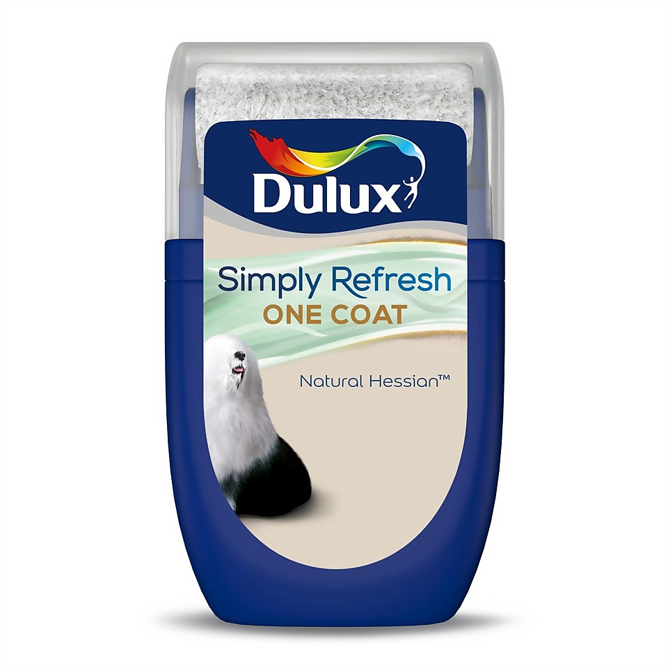 Dulux Simply Refresh One Coat Matt Paint Natural Hessian - Tester 30ml