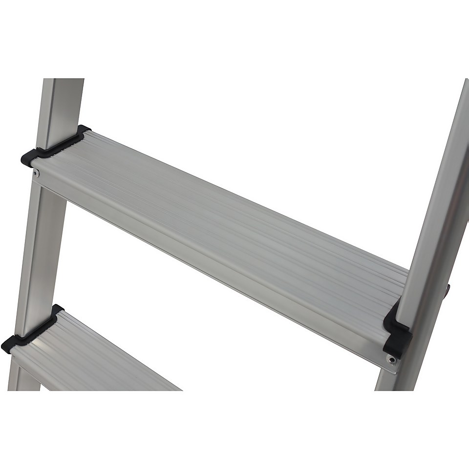 Rhino Lightweight Aluminium Step Ladder - 5 Tread