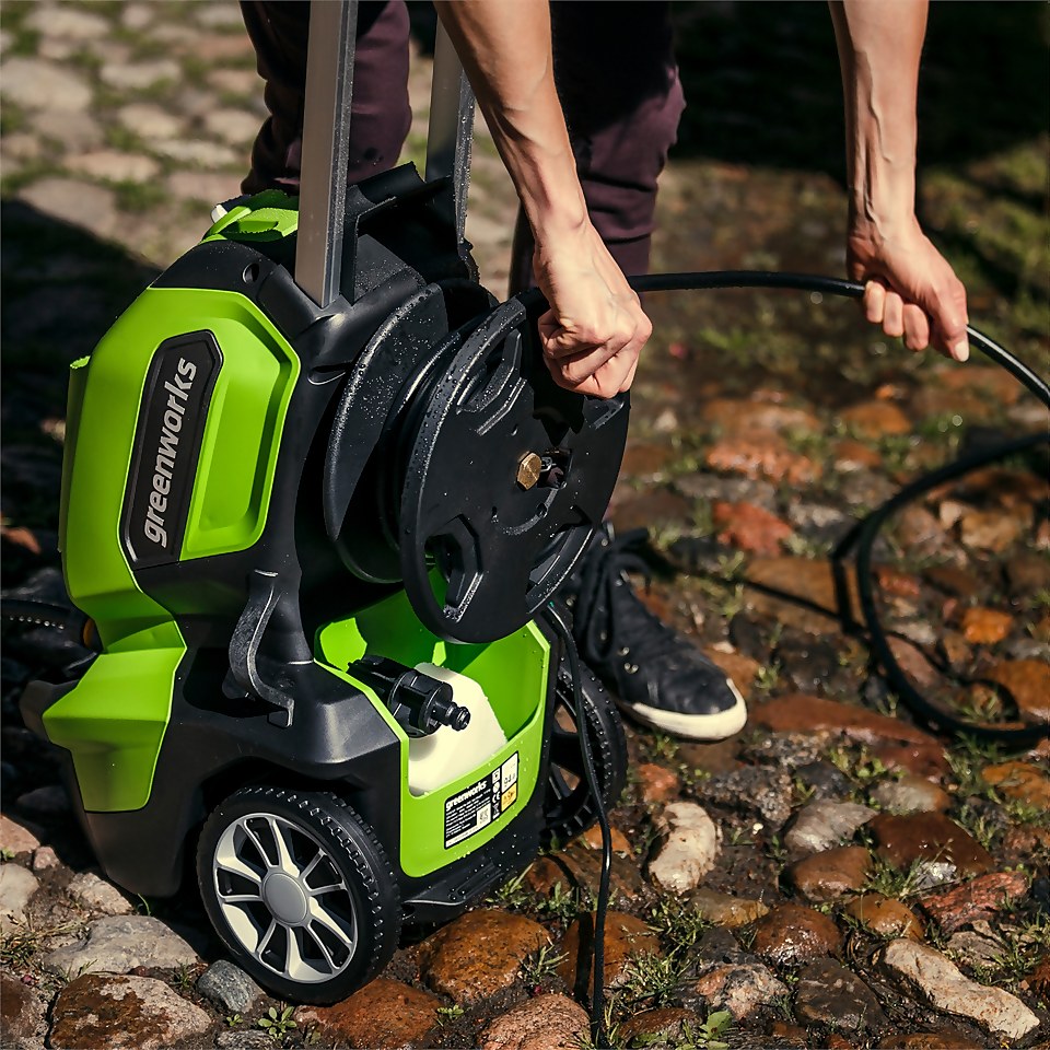 Greenworks G4 Pressure Washer (with Patio Head and Brush)