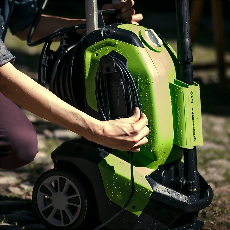 Greenworks G4 Pressure Washer (with Patio Head and Brush)
