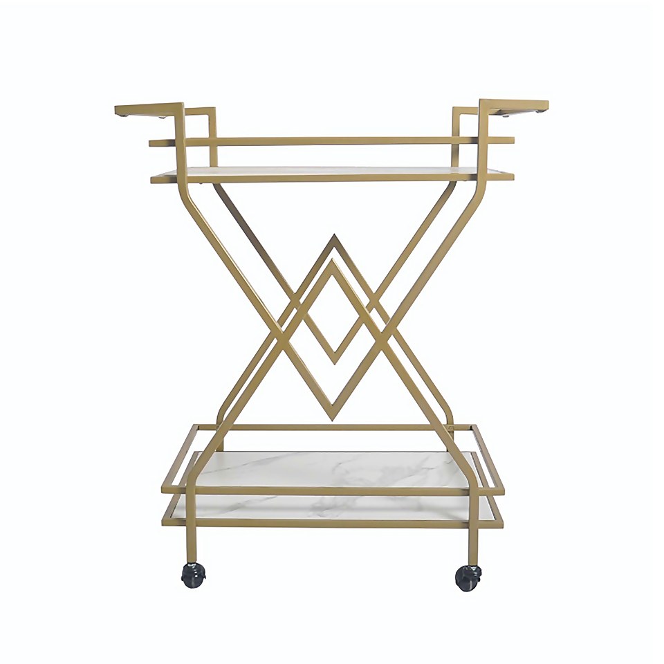 House Beautiful Dolly Drinks Trolley