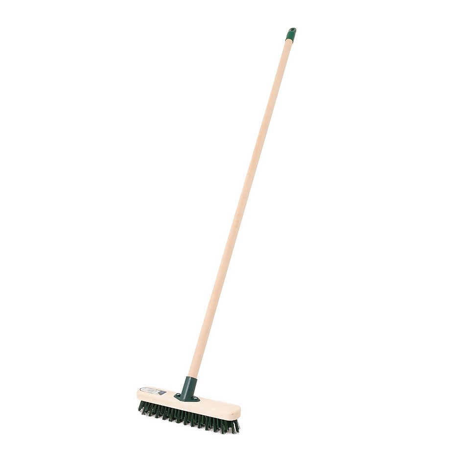 Charles Bentley Turret Deck Brush with Handle - 275mm