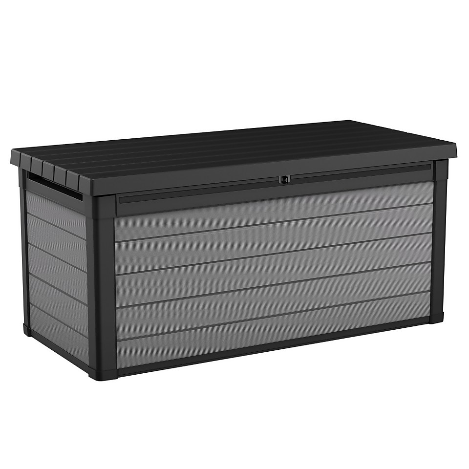 Keter Premier 100 Outdoor Garden Storage Box 380L - Grey