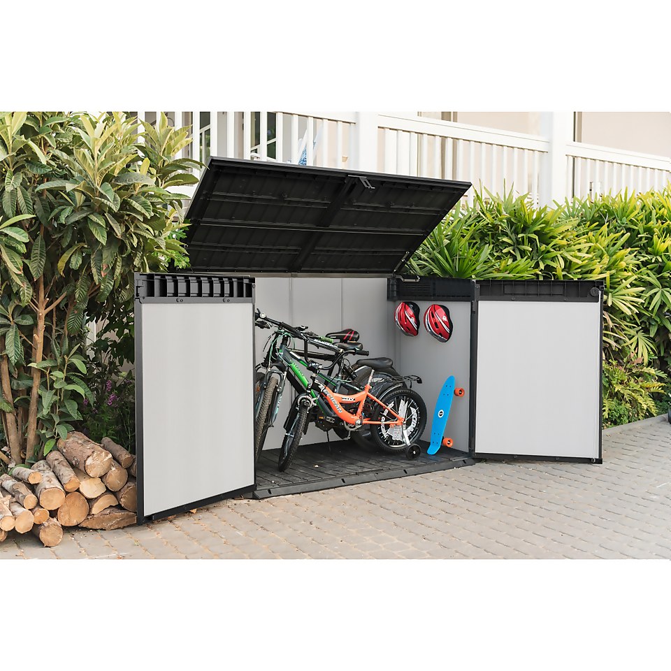 Keter Premier Jumbo Outdoor Garden Storage Shed 2020L - Grey