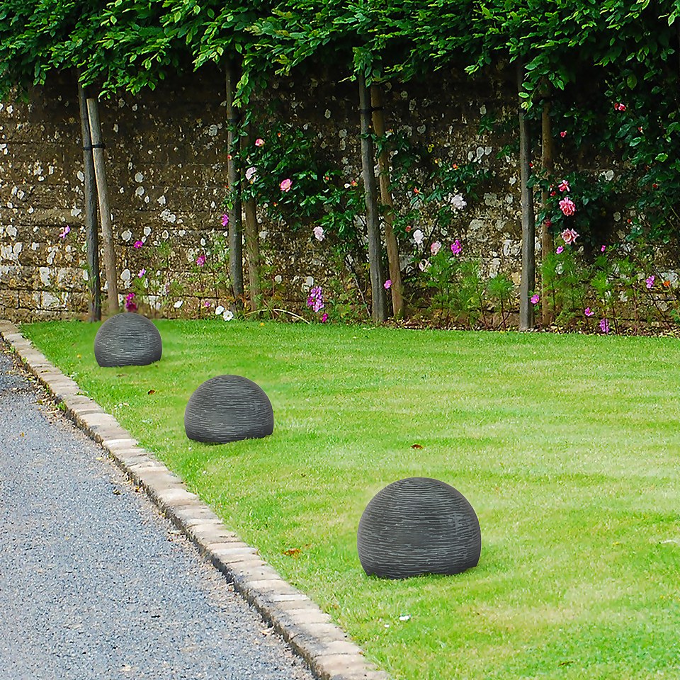 Simplicity Slate Effect Sphere Garden Ornament - 40cm