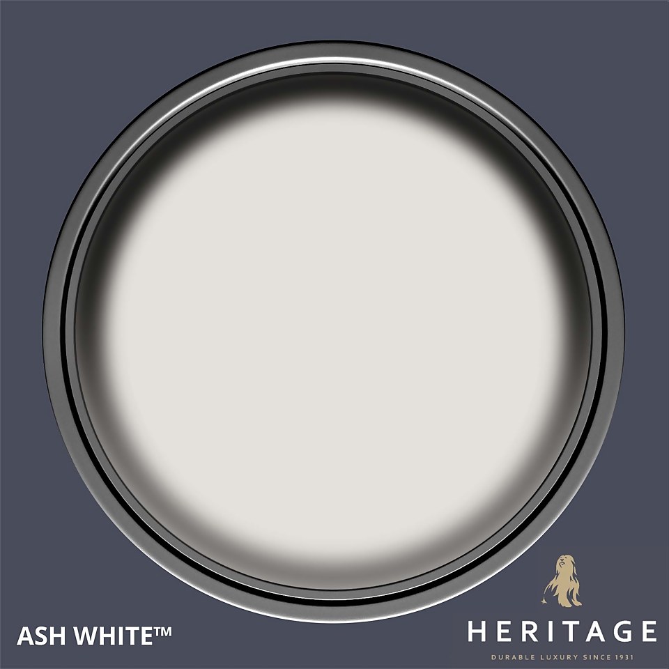 Dulux Heritage Matt Emulsion Paint Ash White - Tester 125ml