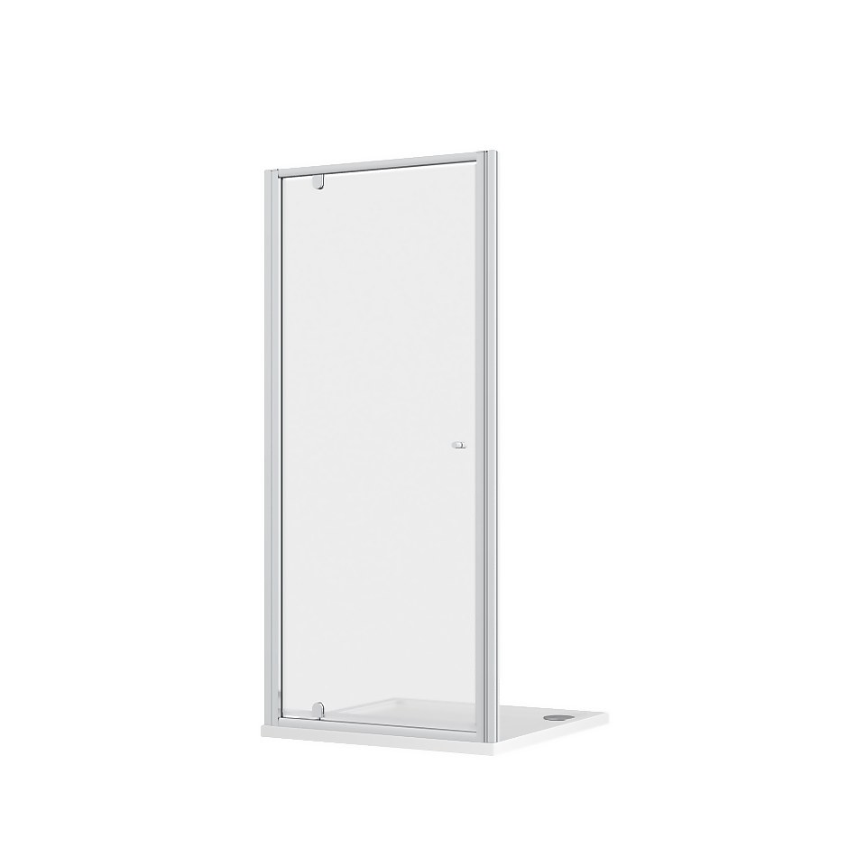 Bathstore Gleam Hinged Shower Door - 700mm (6mm Glass)