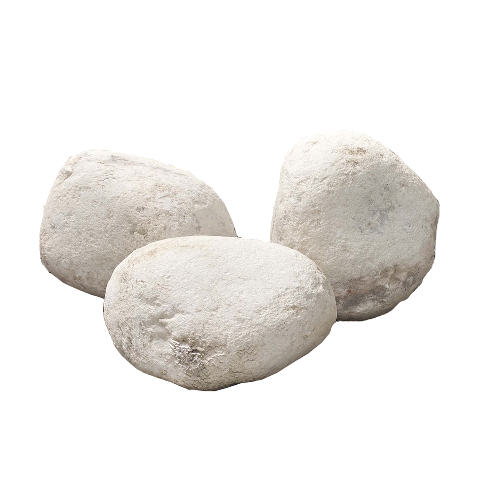 Stylish Stone Arctic White Boulders - Full Crate (70-80 Pieces)