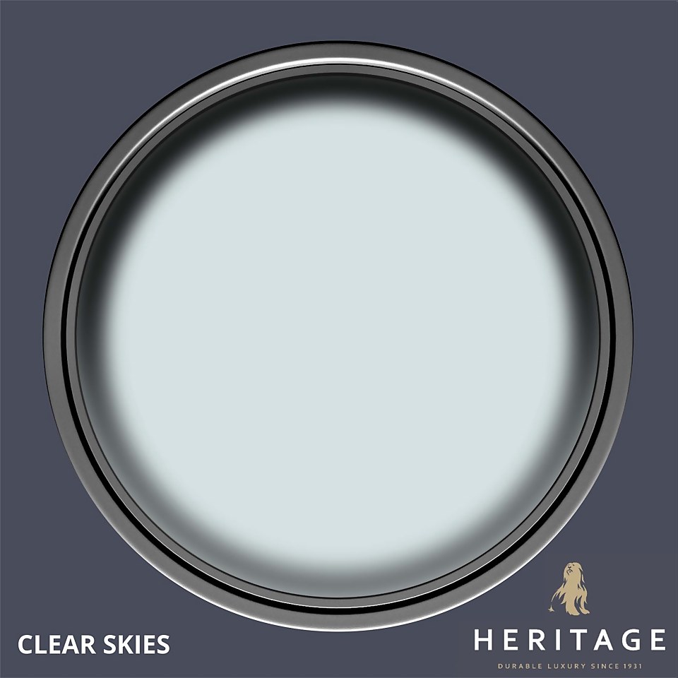 Dulux Heritage Matt Emulsion Paint Clear Skies - Tester 125ml