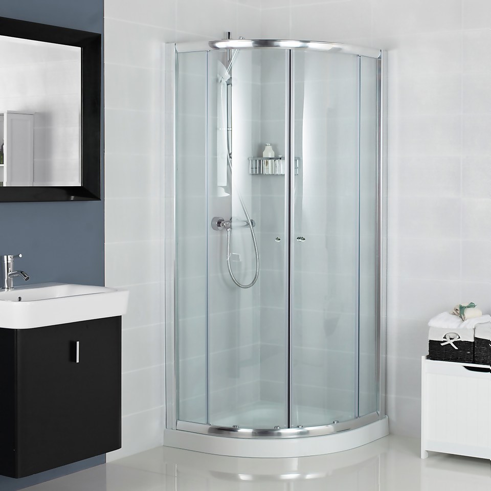 Bathstore Gleam Quadrant Shower Enclosure - 900mm (6mm Glass)