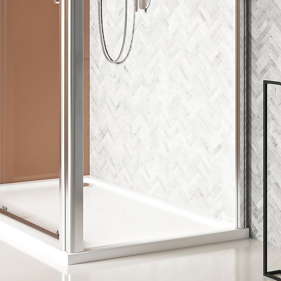 Bathstore Gleam Shower Enclosure Side Panel - 800mm (6mm Glass)
