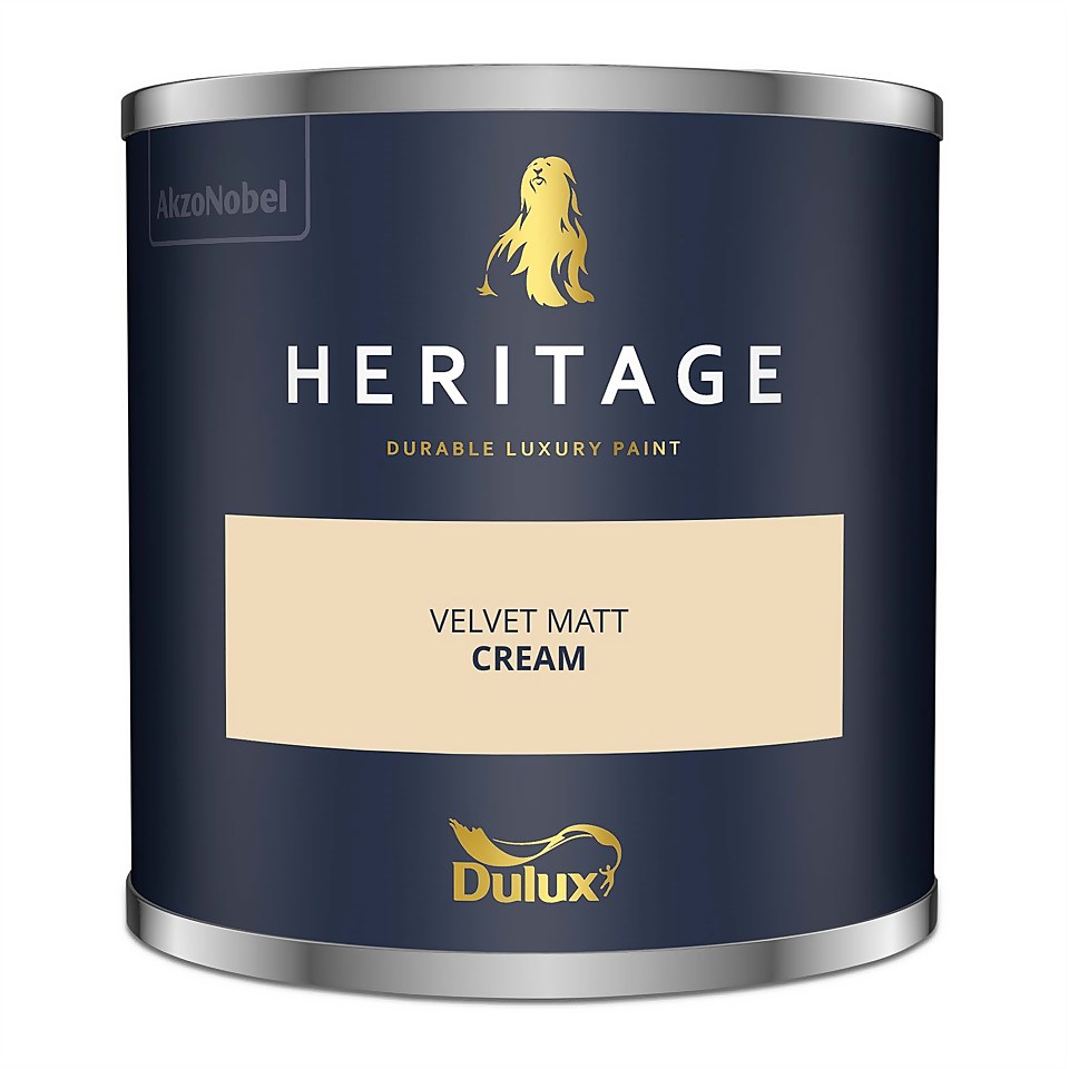Dulux Heritage Matt Emulsion Paint Cream - Tester 125ml