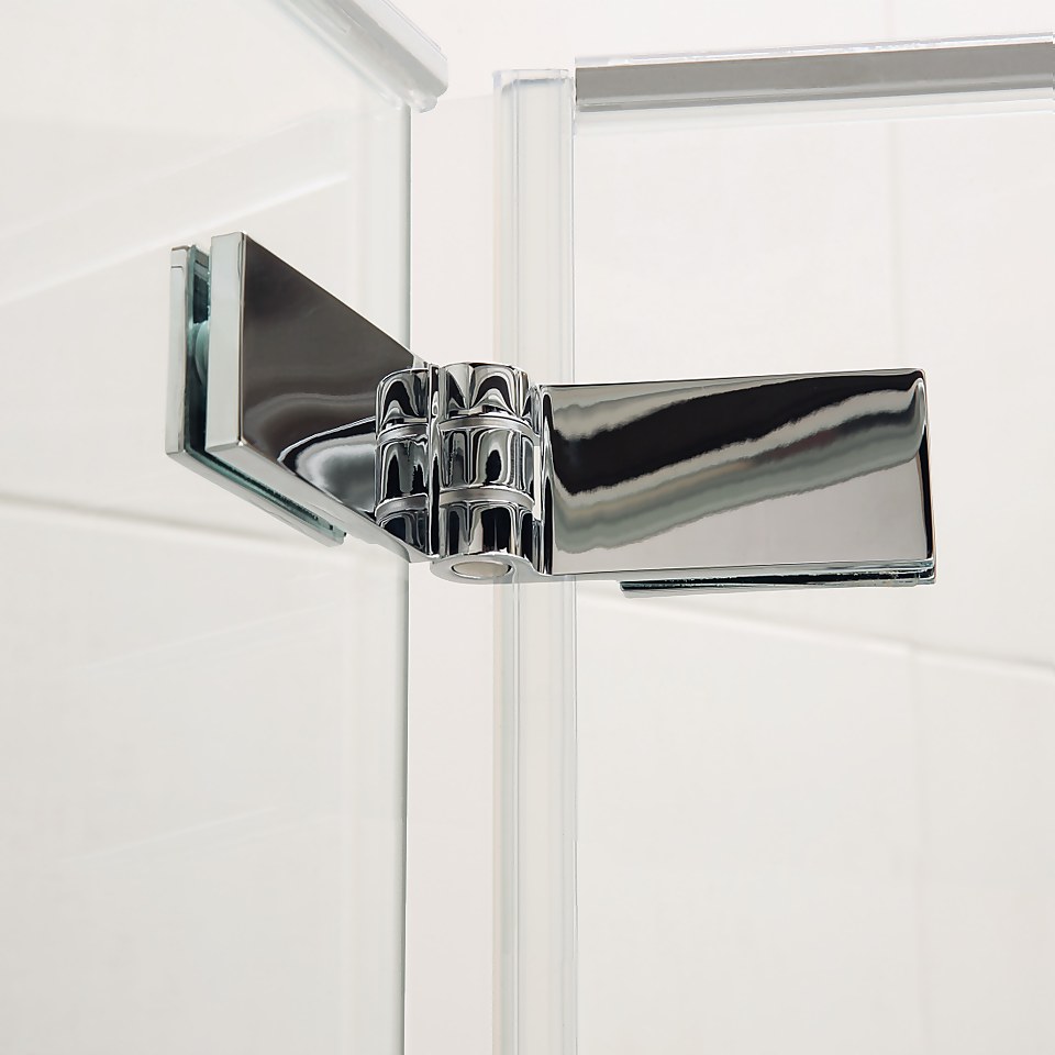 Bathstore Lustre Bi-Fold Shower Door - 800mm (8mm Glass)