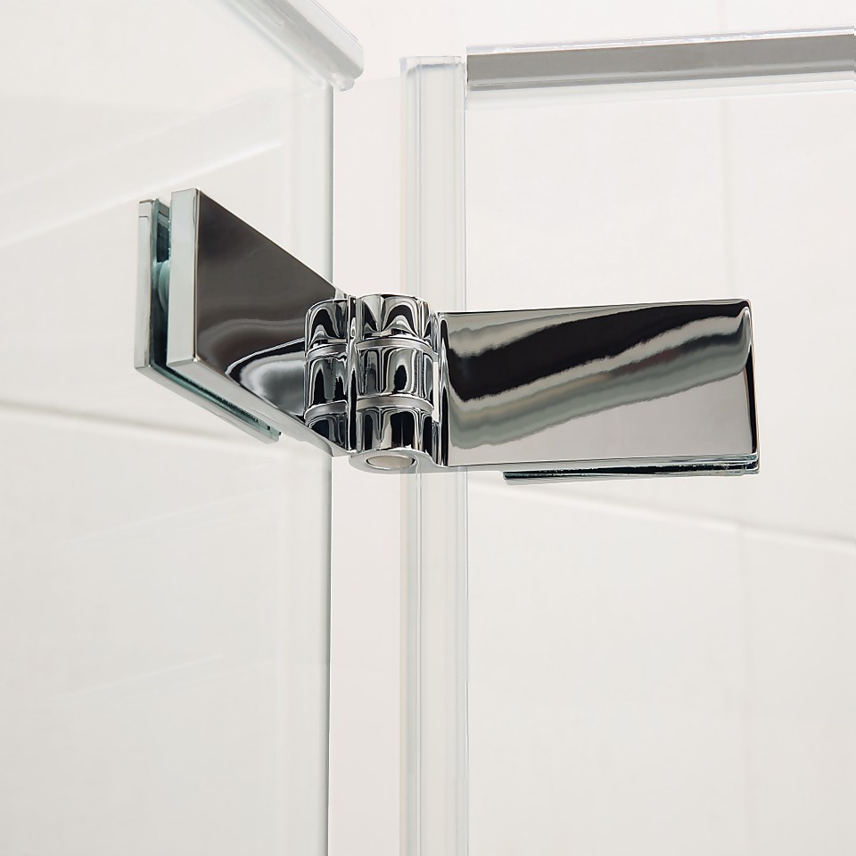 Bathstore Lustre Bi-Fold Shower Door - 1000mm (8mm Glass)