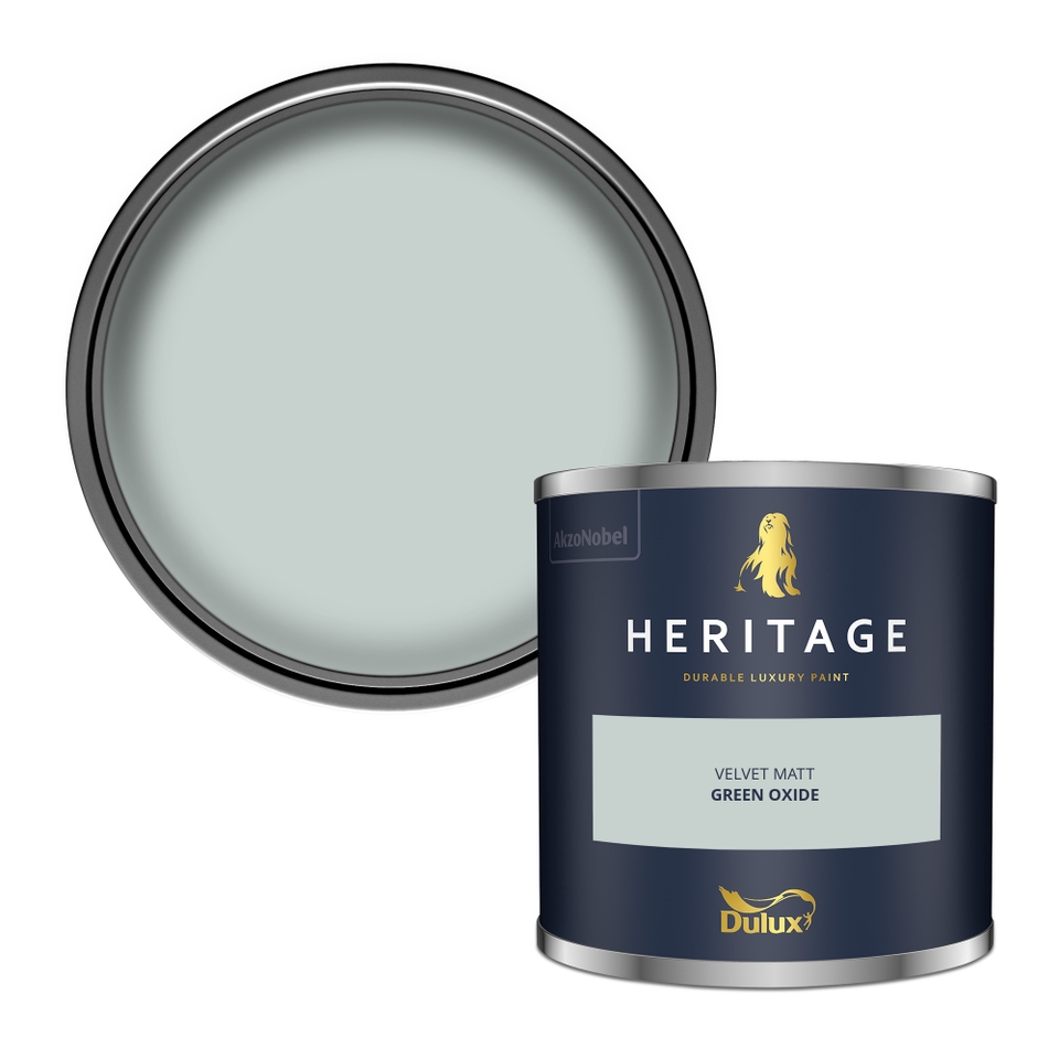 Dulux Heritage Matt Emulsion Paint Green Oxide - Tester 125ml