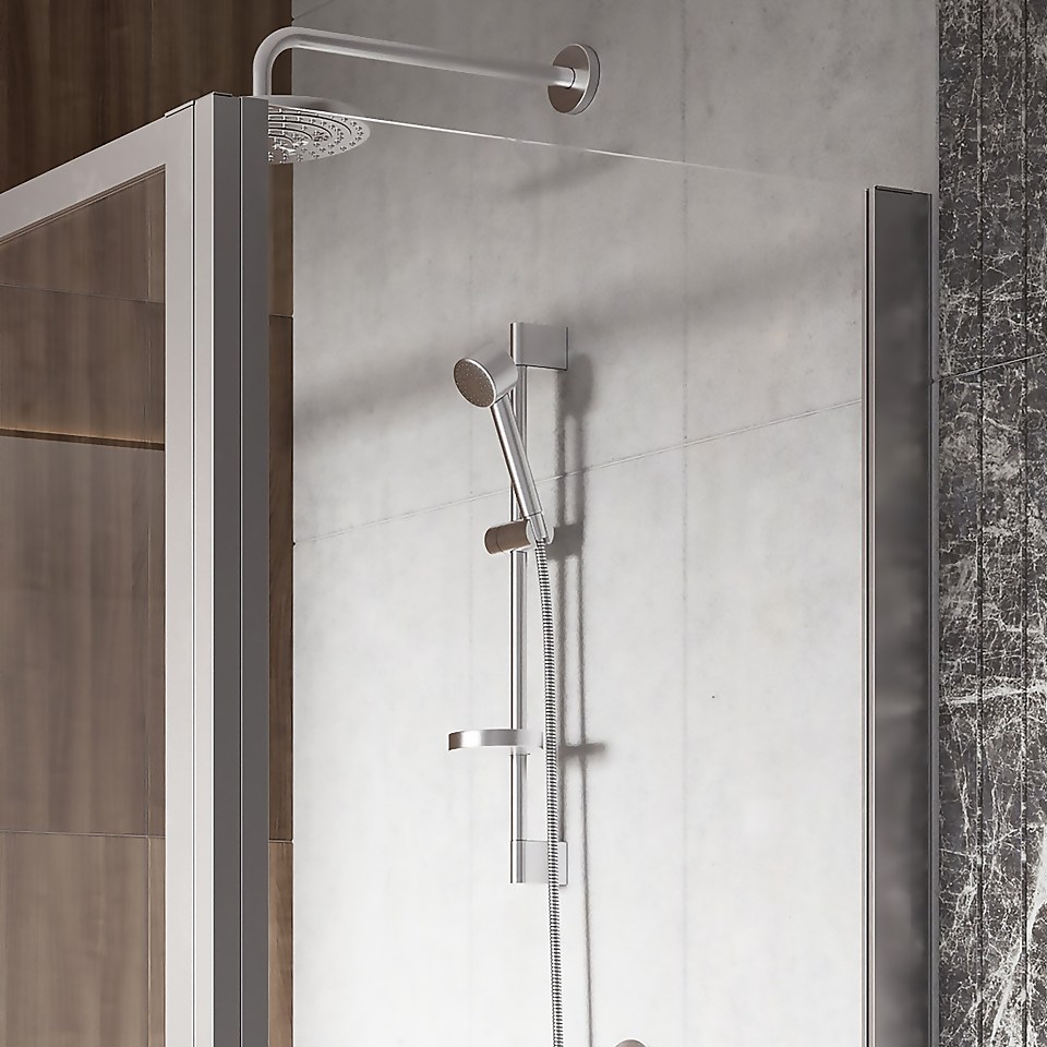 Bathstore Lustre Shower Enclosure Side Panel - 700mm (8mm Glass)