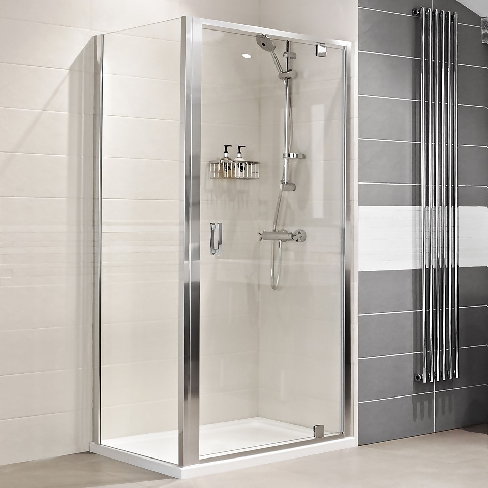 Bathstore Lustre Shower Enclosure Side Panel - 900mm (8mm Glass)