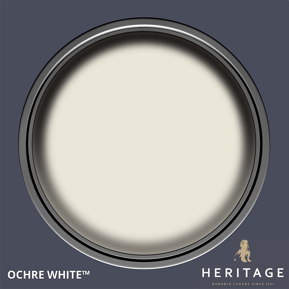 Dulux Heritage Matt Emulsion Paint Ochre White - Tester 125ml