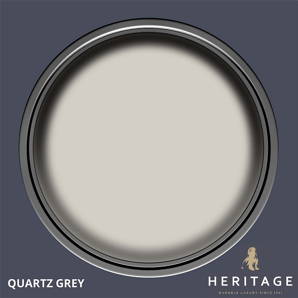Dulux Heritage Matt Emulsion Paint Quartz Grey - Tester 125ml