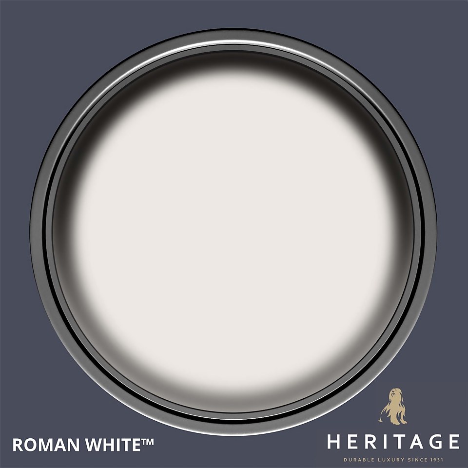 Dulux Heritage Matt Emulsion Paint Roman White - Tester 125ml