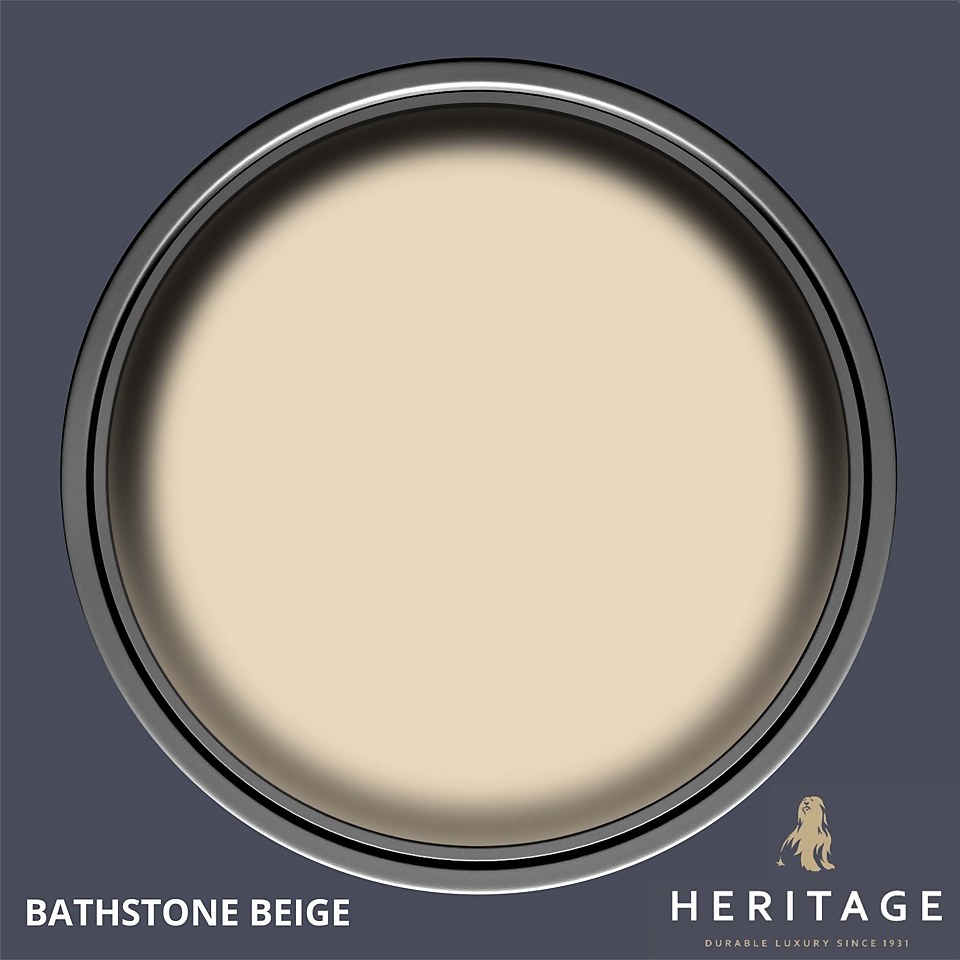 Dulux Heritage Matt Emulsion Paint Bathstone Beige - Tester 125ml