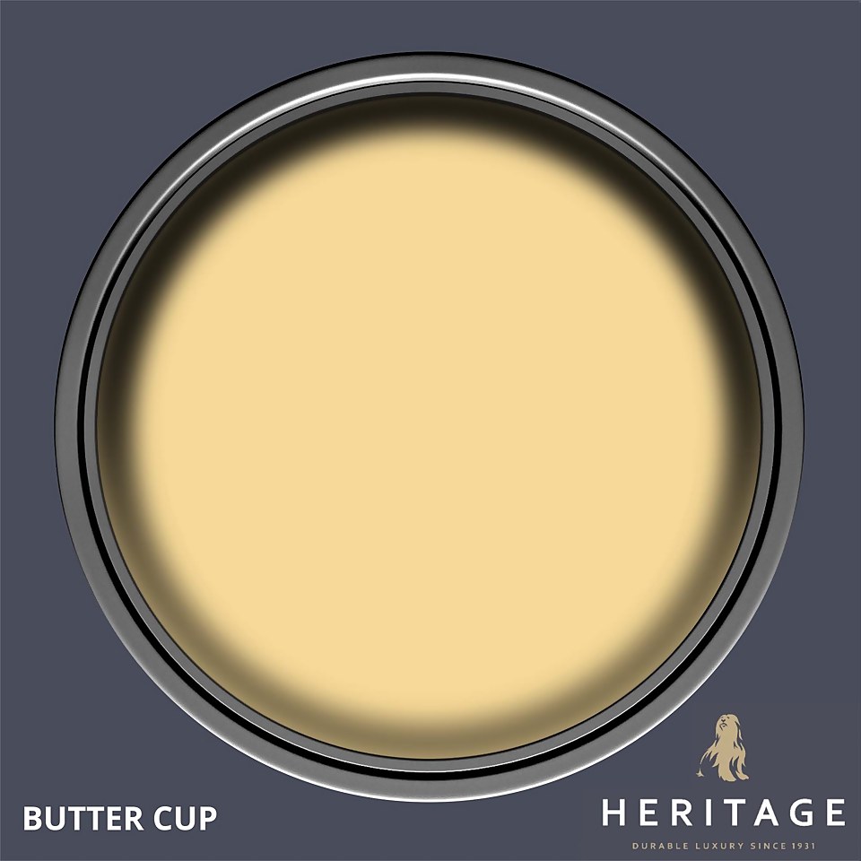 Dulux Heritage Matt Emulsion Paint Butter Cup - Tester 125ml