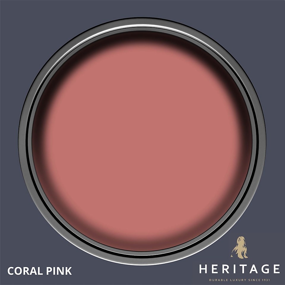 Dulux Heritage Matt Emulsion Paint Coral Pink - Tester 125ml
