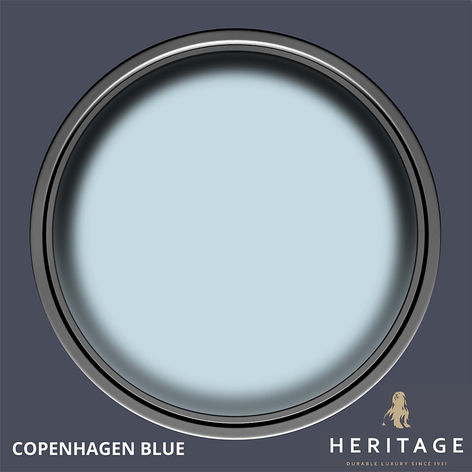 Dulux Heritage Matt Emulsion Paint Copenhagen Blue - Tester 125ml