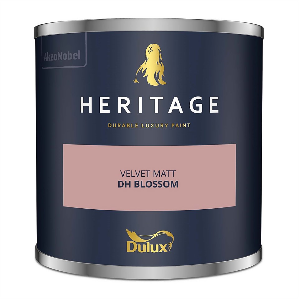 Dulux Heritage Matt Emulsion Paint DH Blossom - Tester 125ml