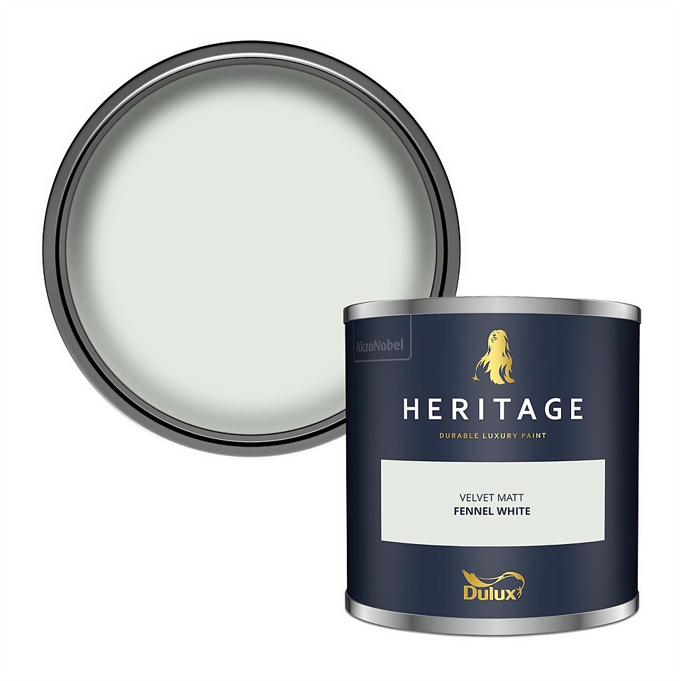 Dulux Heritage Matt Emulsion Paint Fennel White - Tester 125ml