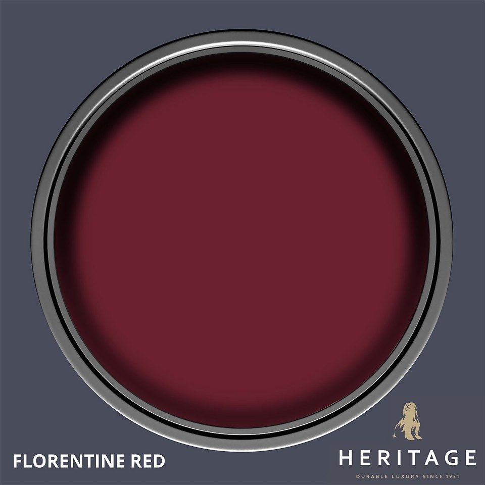 Dulux Heritage Matt Emulsion Paint Florentine Red - Tester 125ml