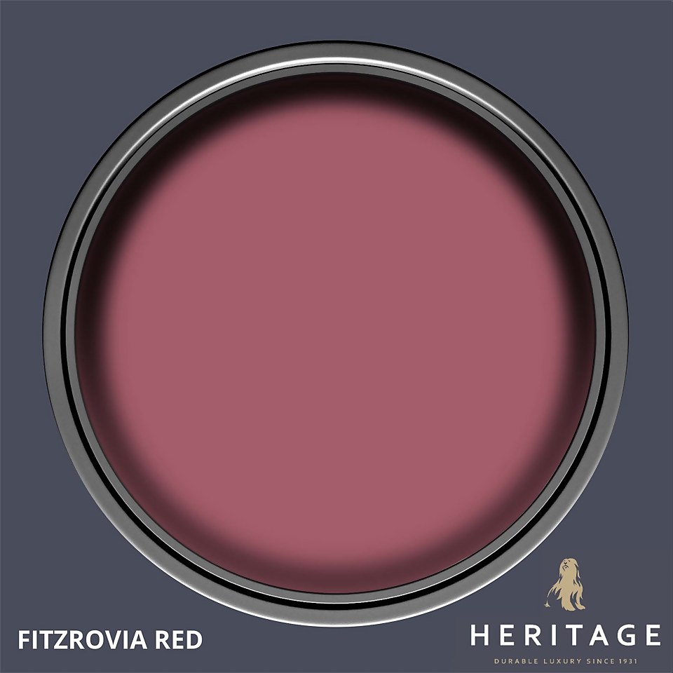 Dulux Heritage Matt Emulsion Paint Fitzrovia Red - Tester 125ml