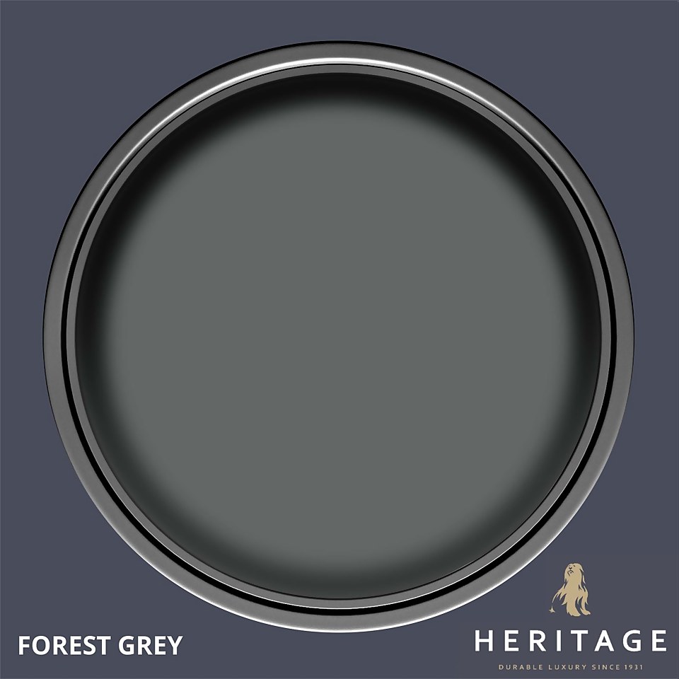 Dulux Heritage Matt Emulsion Paint Forest Grey - Tester 125ml