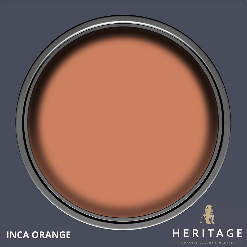 Dulux Heritage Matt Emulsion Paint Inca Orange - Tester 125ml
