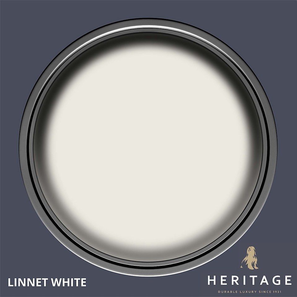 Dulux Heritage Matt Emulsion Paint Linnet White - Tester 125ml