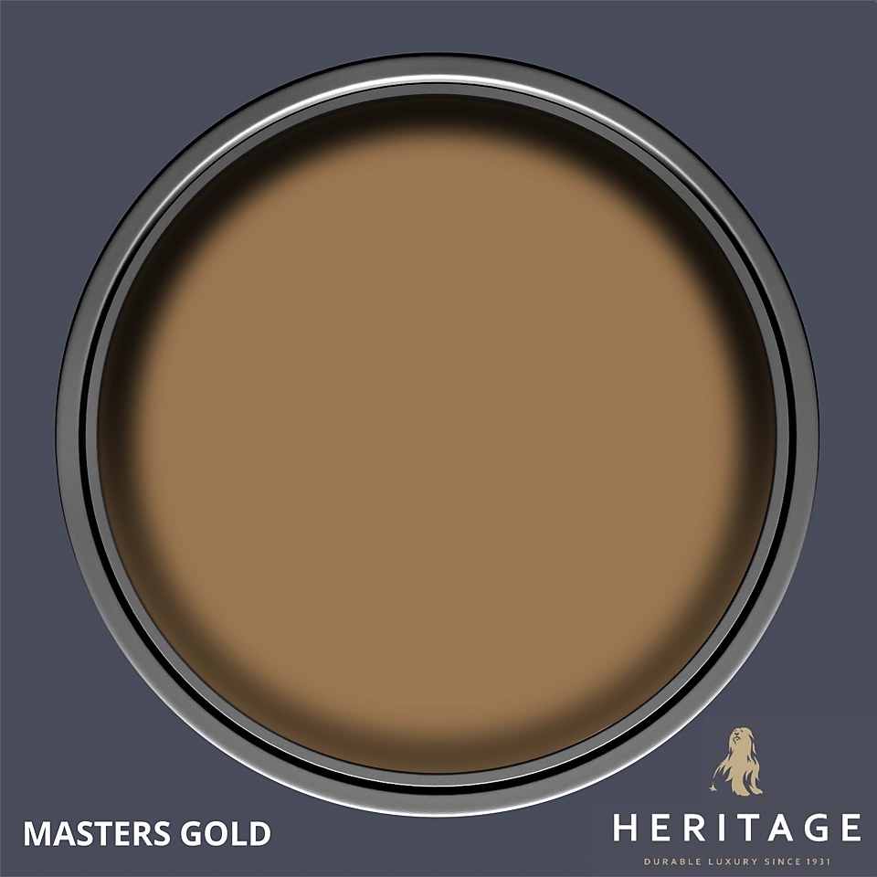 Dulux Heritage Matt Emulsion Paint Masters Gold - Tester 125ml