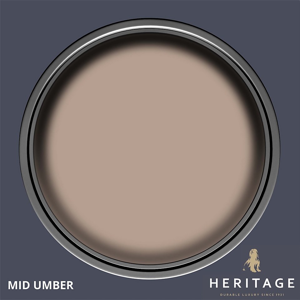Dulux Heritage Matt Emulsion Paint Mid Umber - Tester 125ml