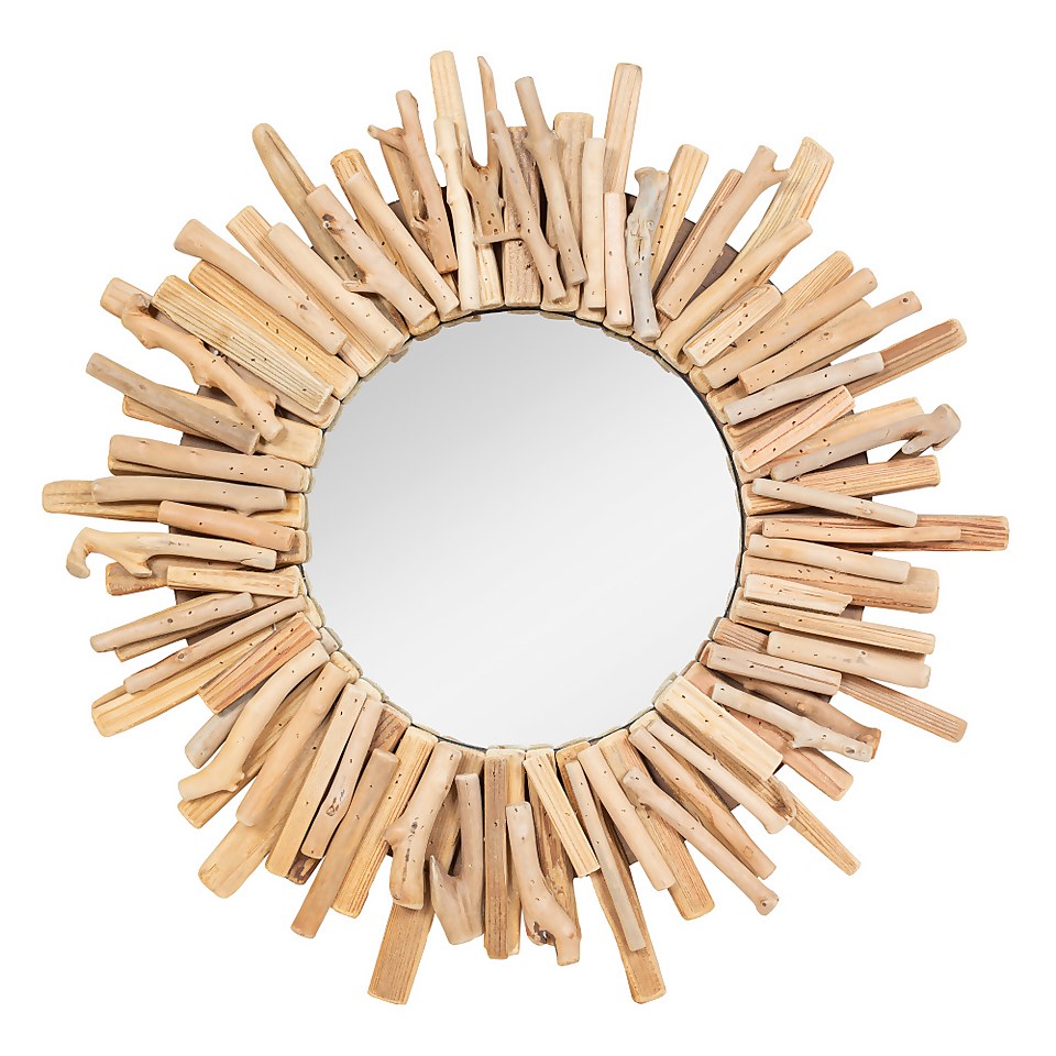 Solaris Reclaimed Wood Mirror