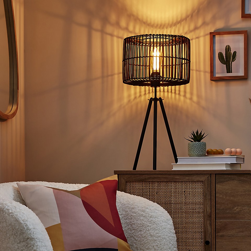 Benji Rattan Table Lamp