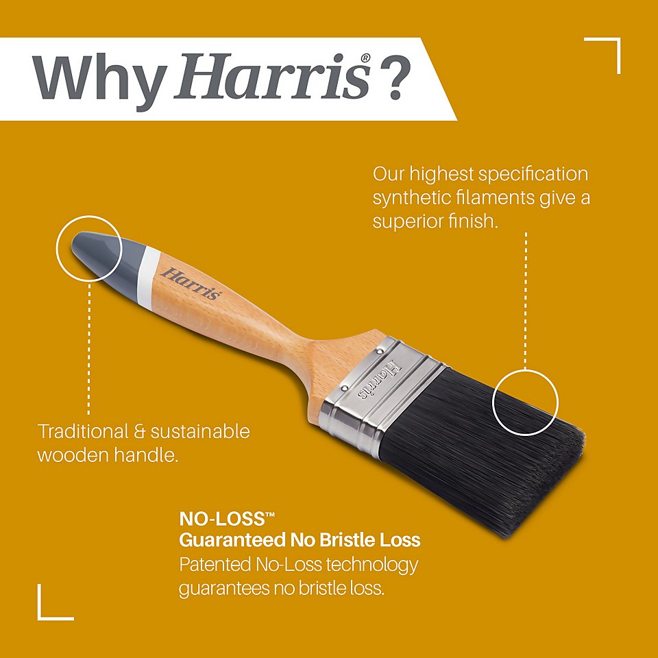 Harris Ultimate Woodwork Gloss 1.5in Paint Brush