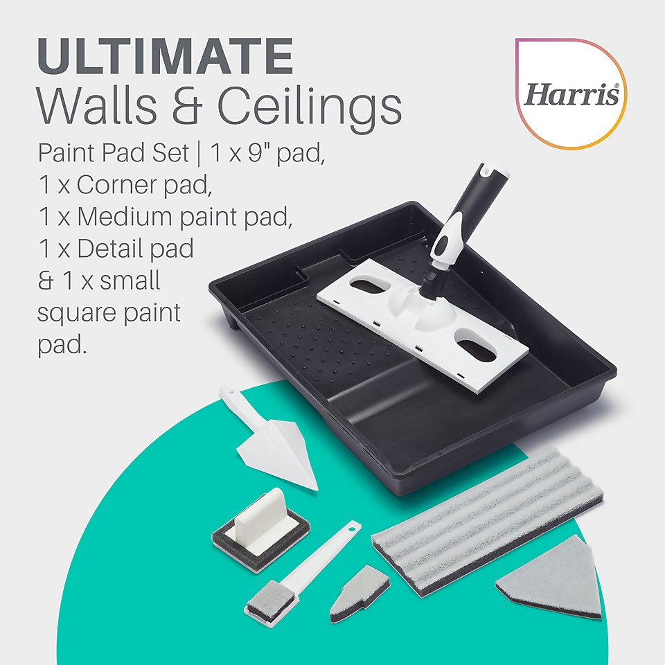 Harris Seriously Good Walls & Ceilings 9in Paintpad Set