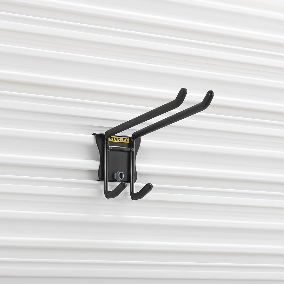 STANLEY Track Wall Storage System Standard Double Hook (STST82606-1)