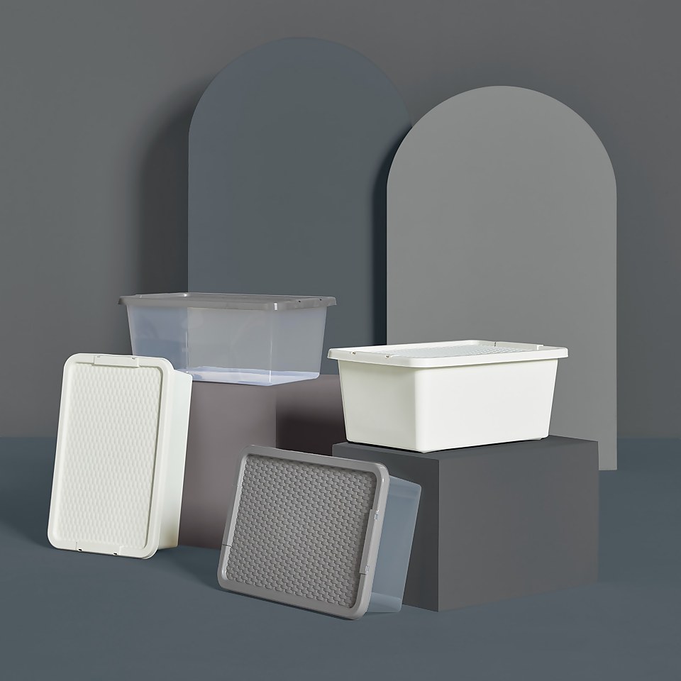 45L Rattan Storage Box Homebase