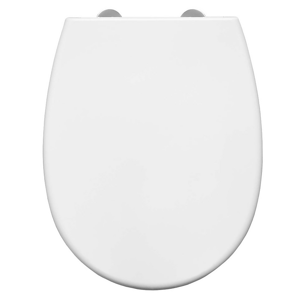Bemis Push N Clean Treviso Toilet Seat White Homebase