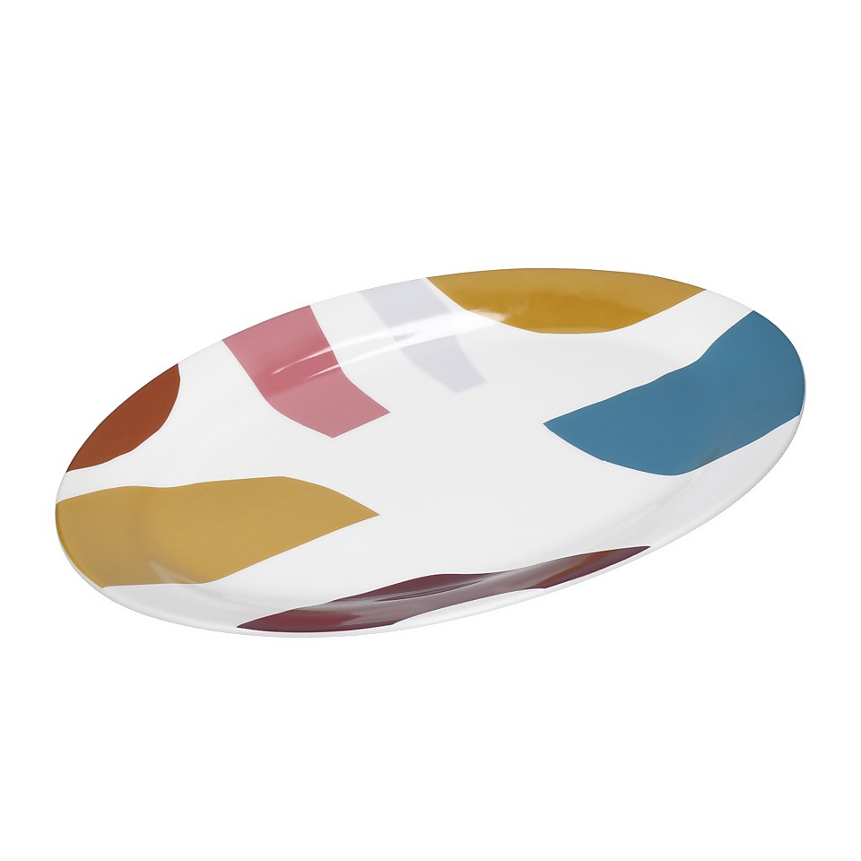 House Beautiful Bright Abstract Serving Platter