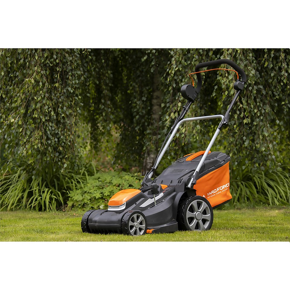 Yardforce 40v Li Ion Cordless Lawn Mower 34cm
