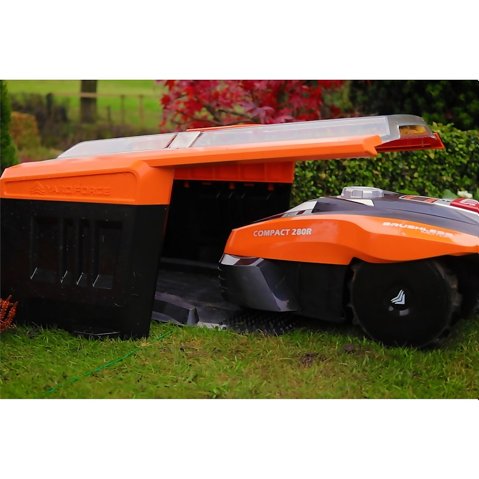Yard Force Robotic Lawnmower Garage, UV-Protection, Weatherproof, Transparent - AR SH02
