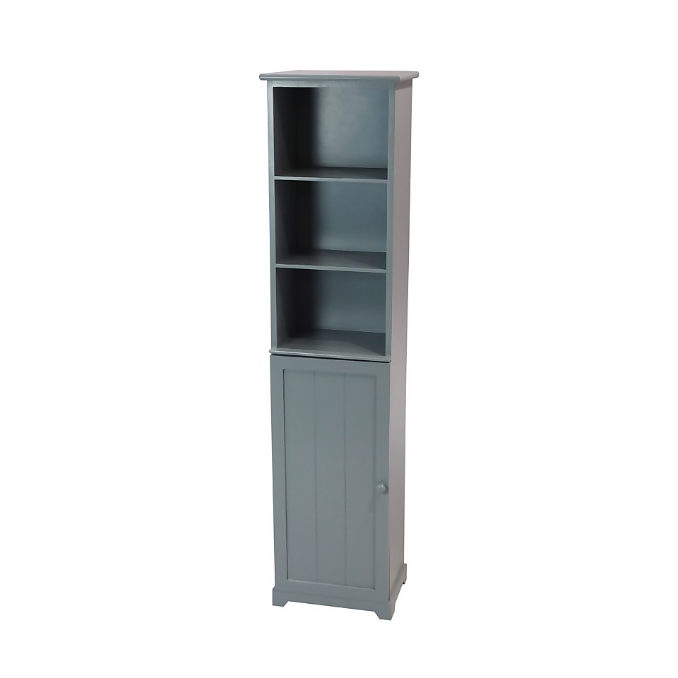 Classic Grey Bathroom Storage Tallboy